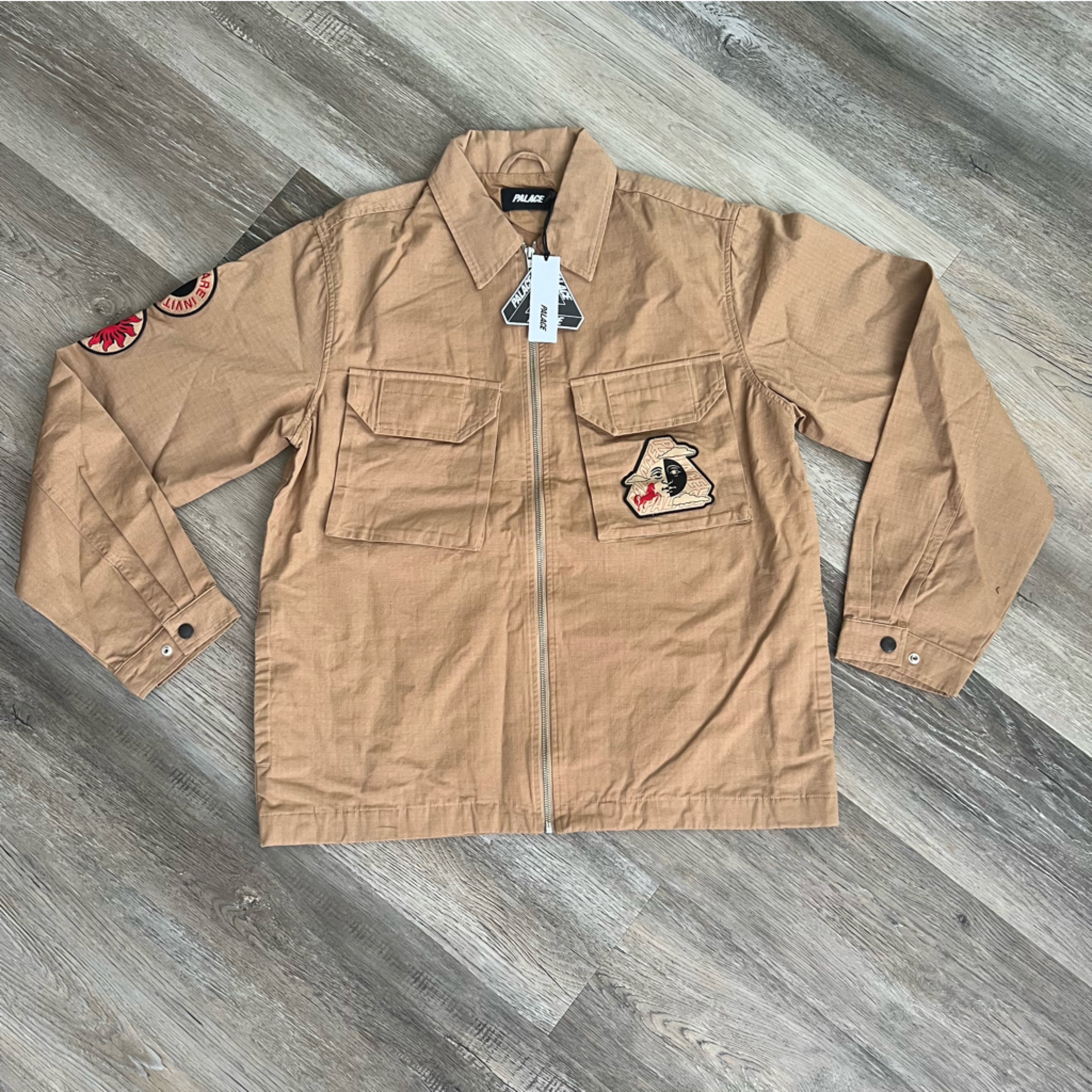 2x Host Pick Nwt Palace Da One Cargo Jacket In Sand